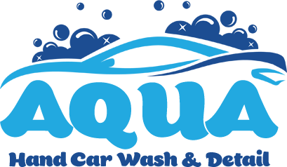 Header logo for Aqua Hand Car Wash & Detail